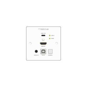 Wall Plate 4K HDBaseT Transmitter (TRI-AVC-DET-5021)